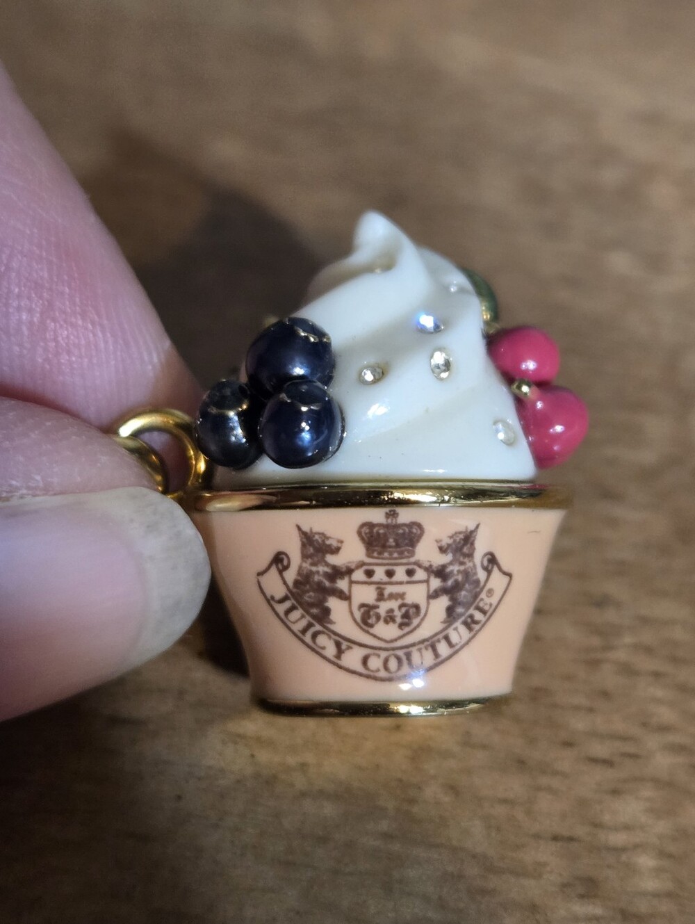 Juicy Couture Ice Cream Yogurt Parfait Sundae Charm